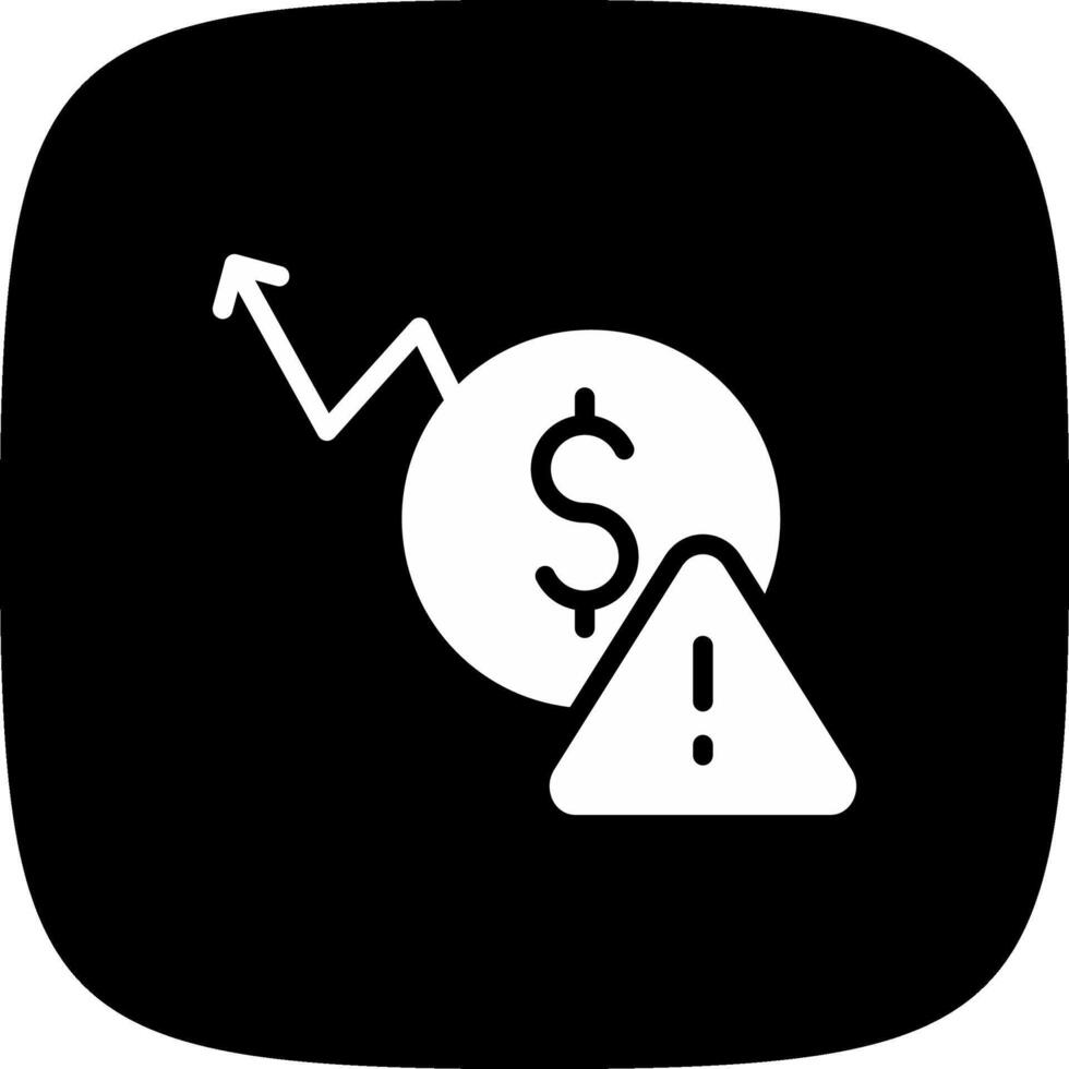 Macroeconomic Risk Creative Icon Design vector