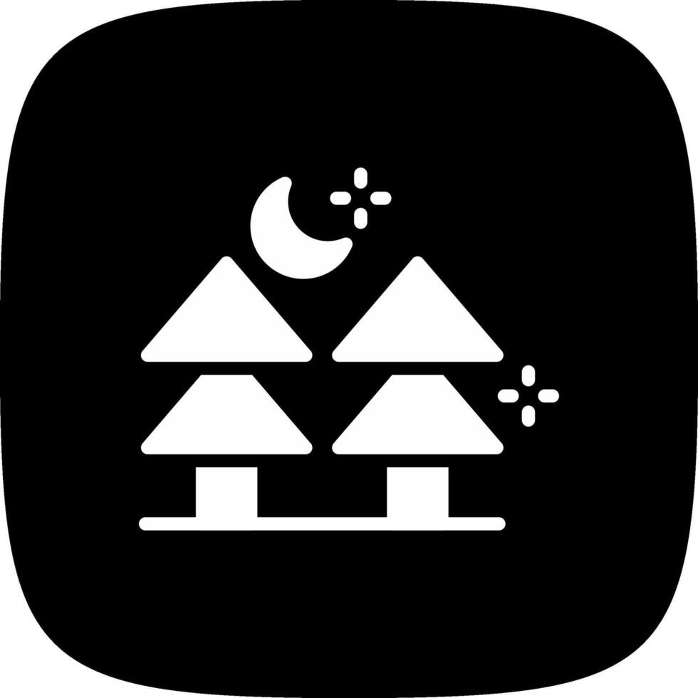 glyph corner inverted Design vector