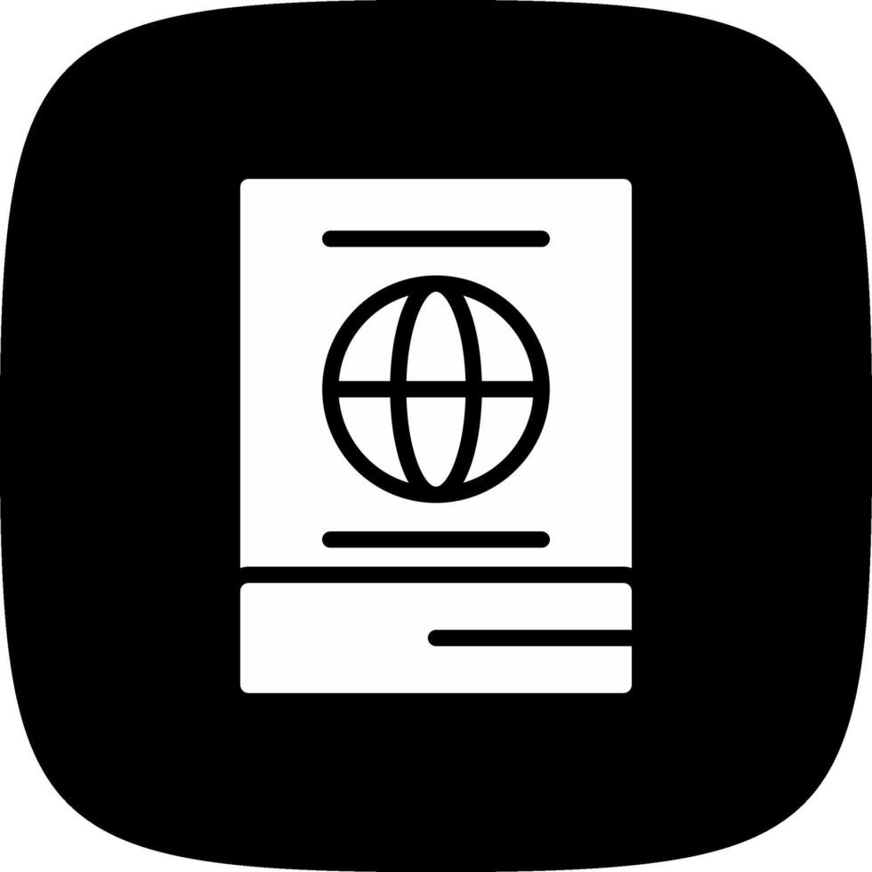 diseño de icono creativo de pasaporte vector