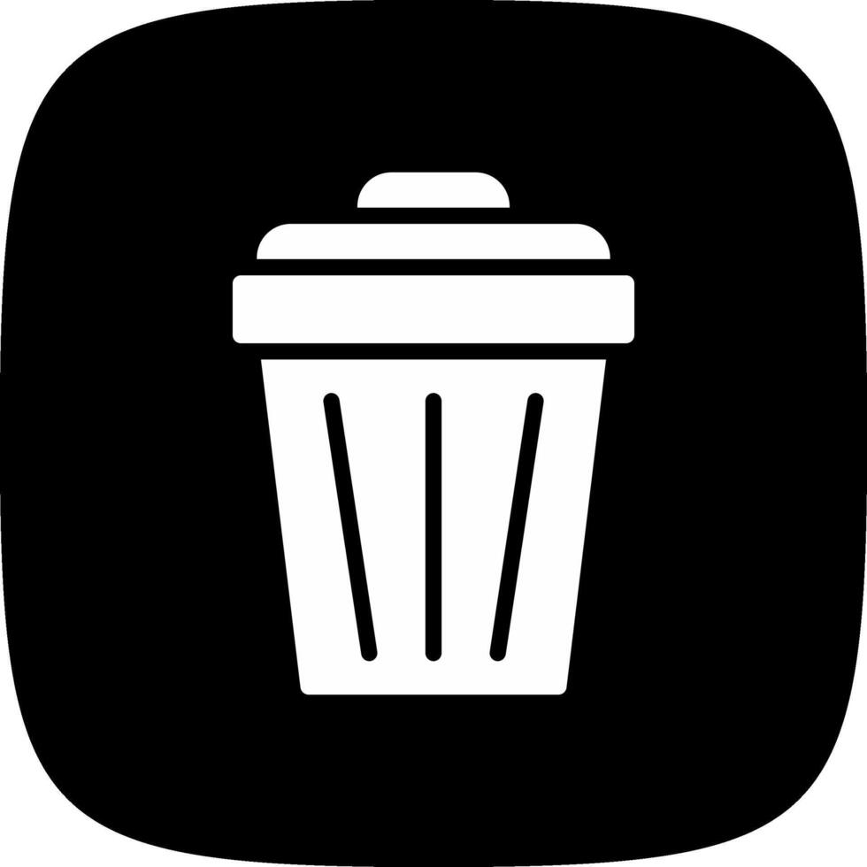 Trash Can Creative Icon Design vector