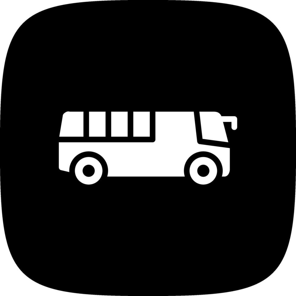 Bus Creative Icon Design vector