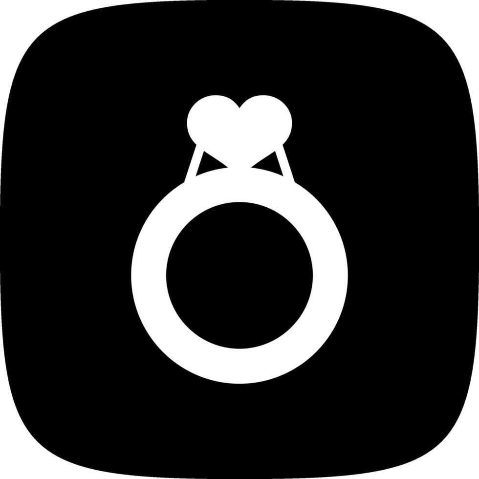 Valentines Ring Creative Icon Design vector