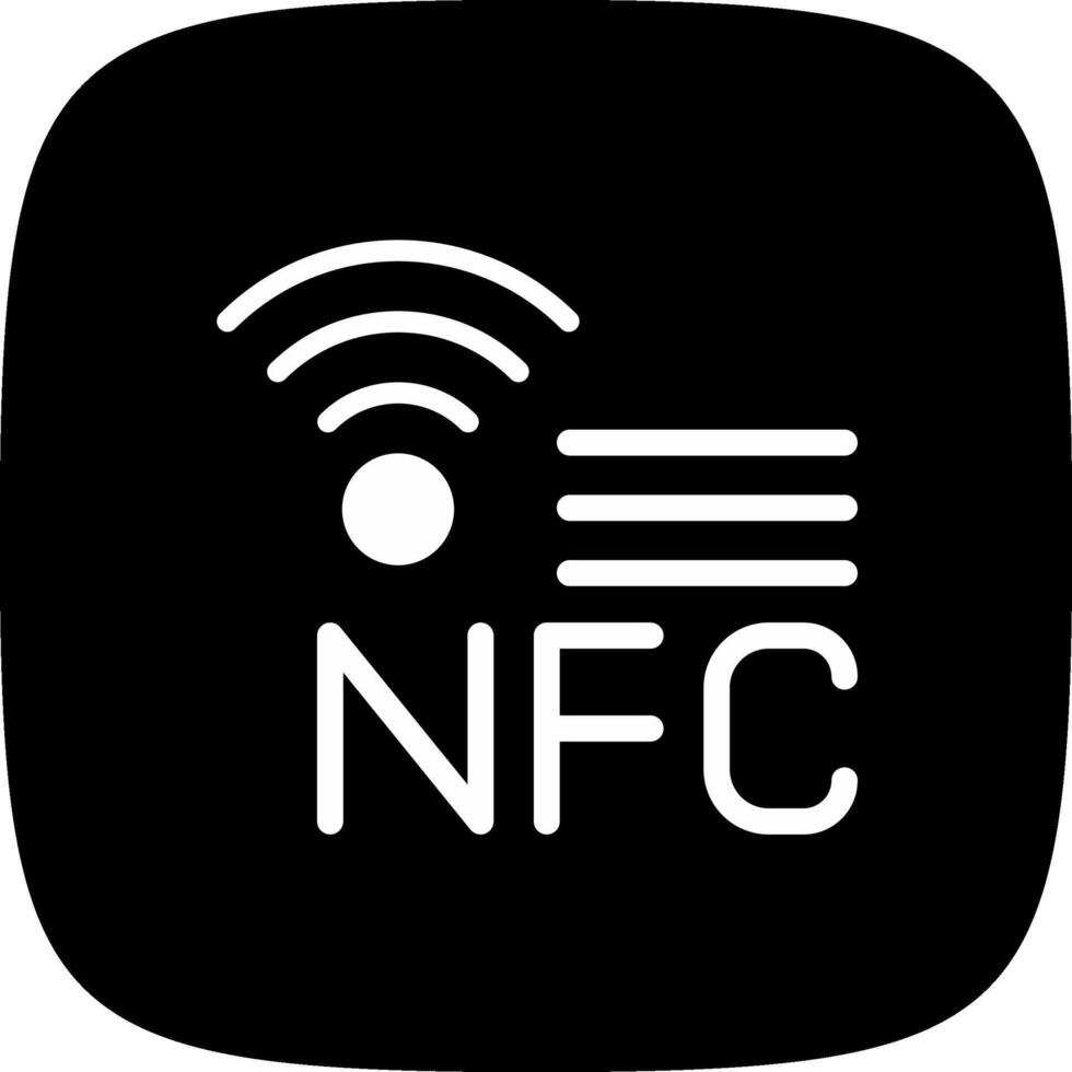NFC Creative Icon Design vector