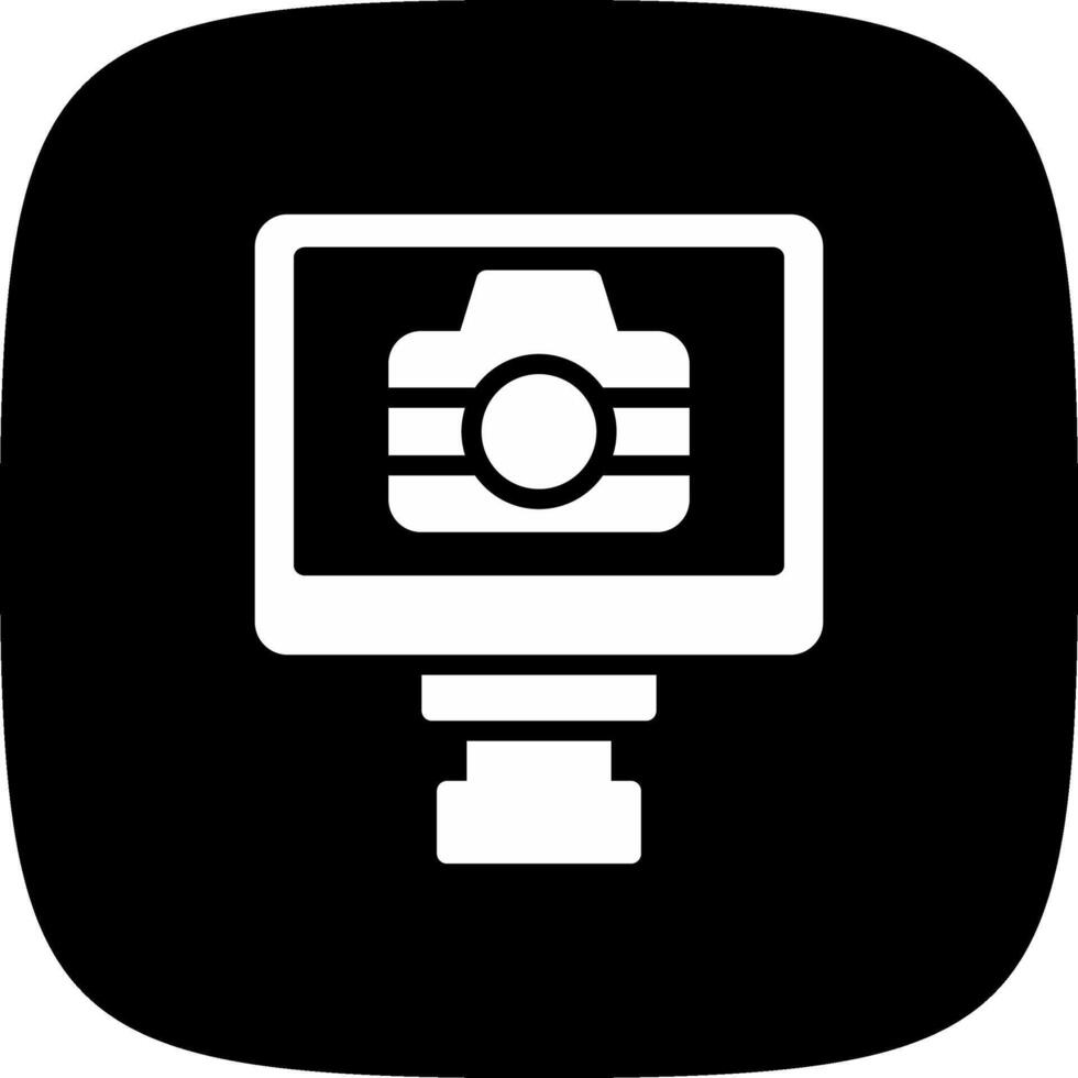 glyph corner inverted Design vector