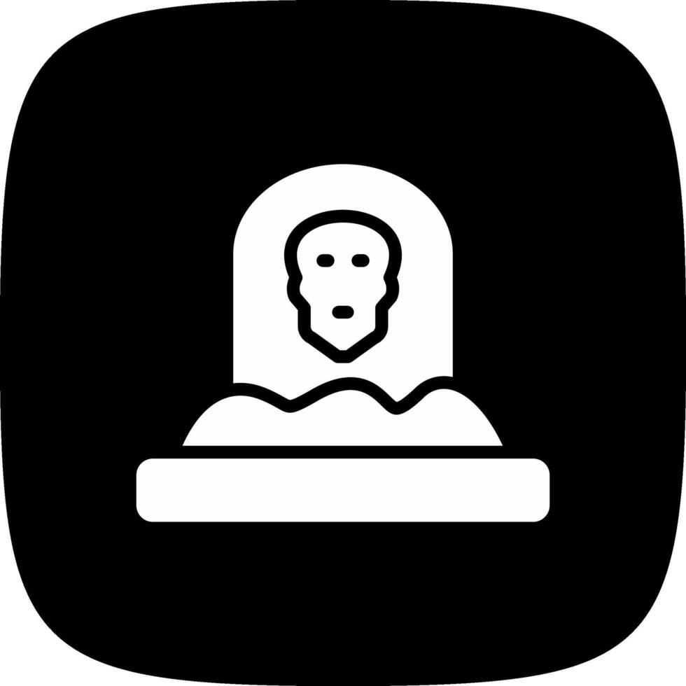 Grave Creative Icon Design vector