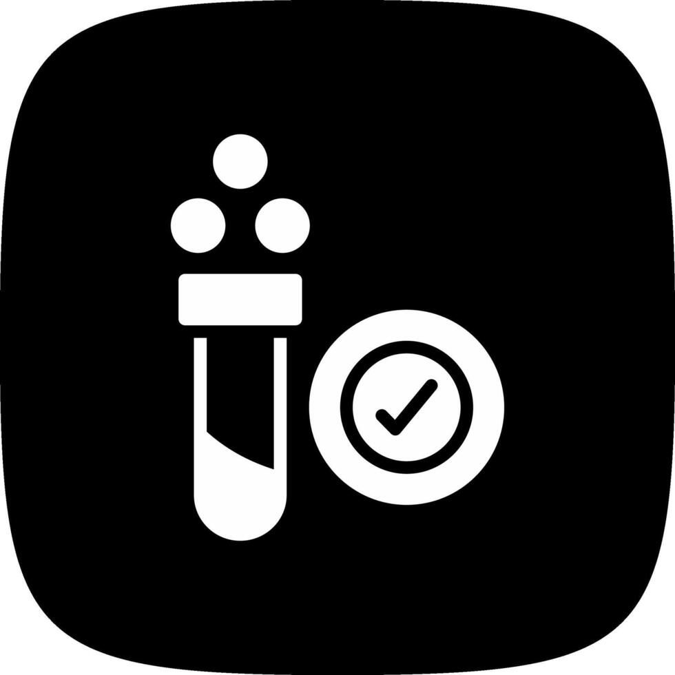 Blood Test Creative Icon Design vector