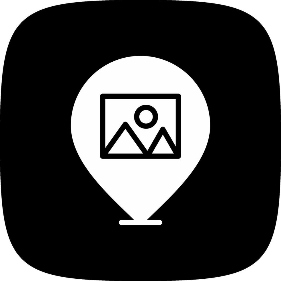 glyph corner inverted Design vector