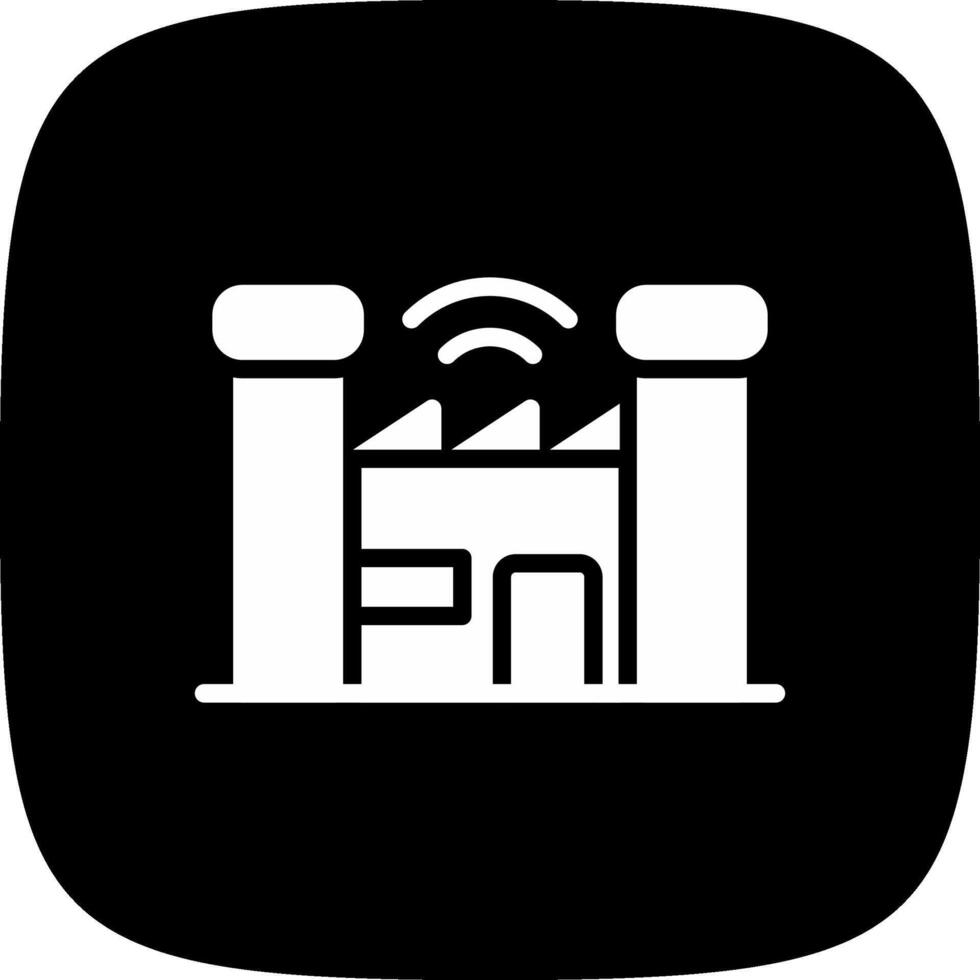 Smart Factory Creative Icon Design vector