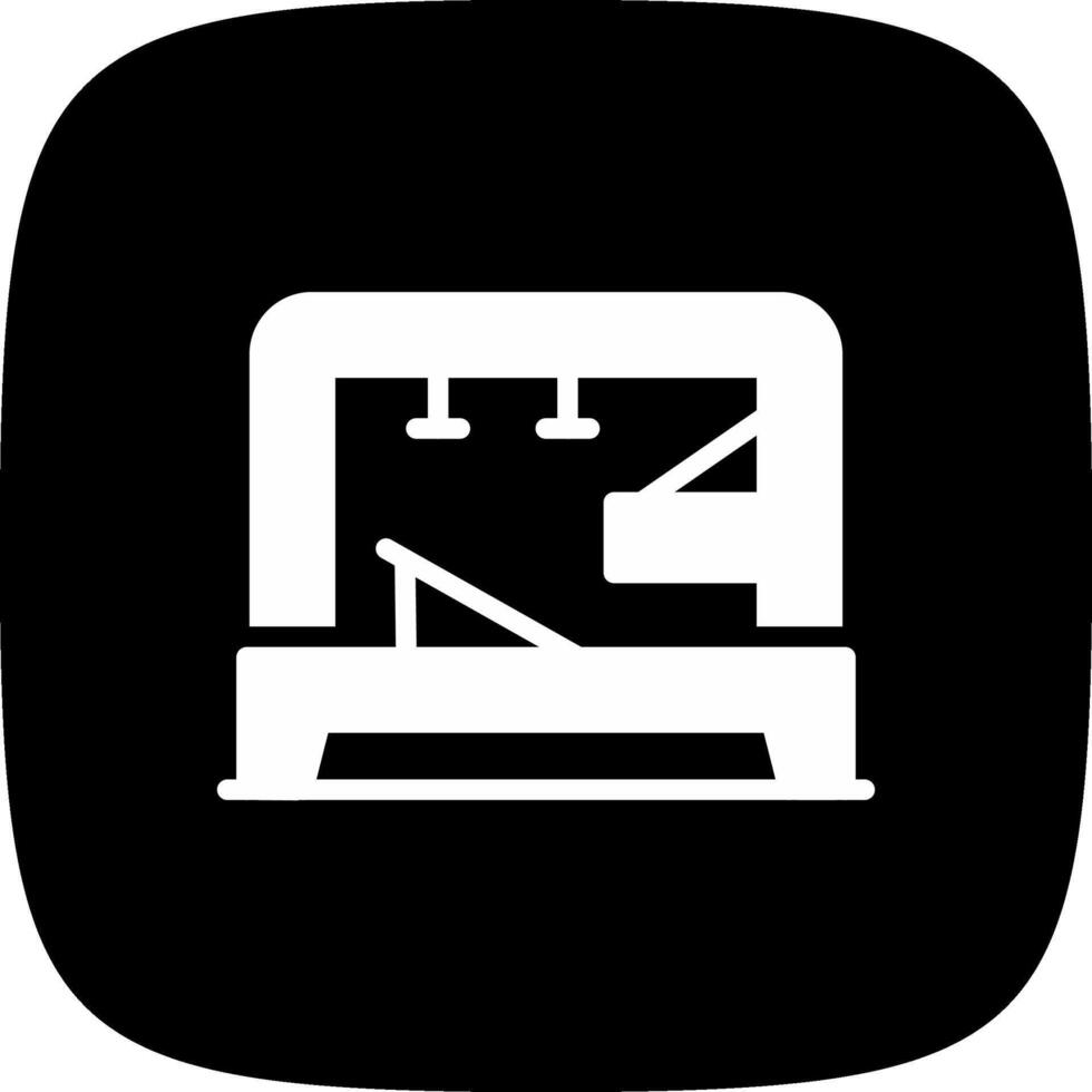 Pilates Tower Creative Icon Design vector