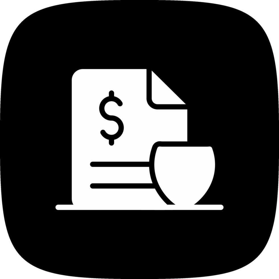 Documentation Fee Creative Icon Design vector