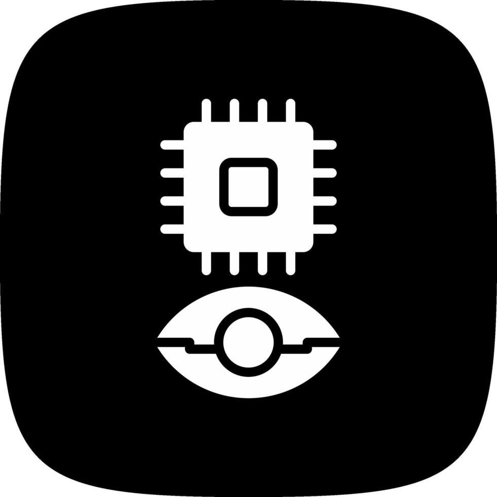 Eye Augmentation Creative Icon Design vector