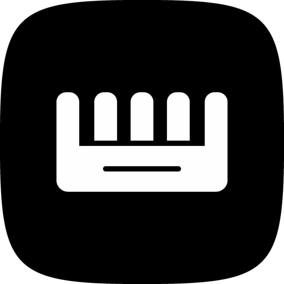 Comb Creative Icon Design vector