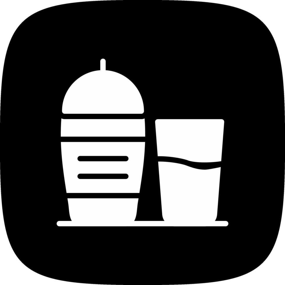 Cocktail Shaker Creative Icon Design vector