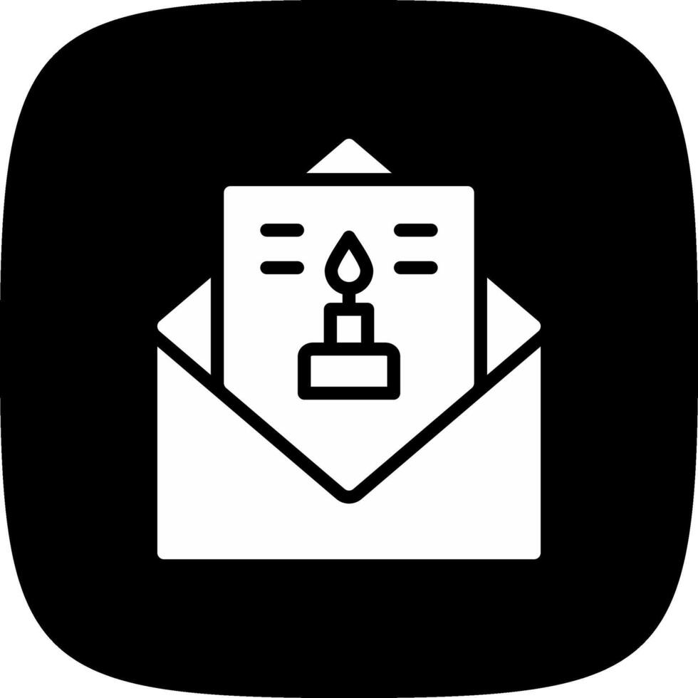 Birthday Card Creative Icon Design vector