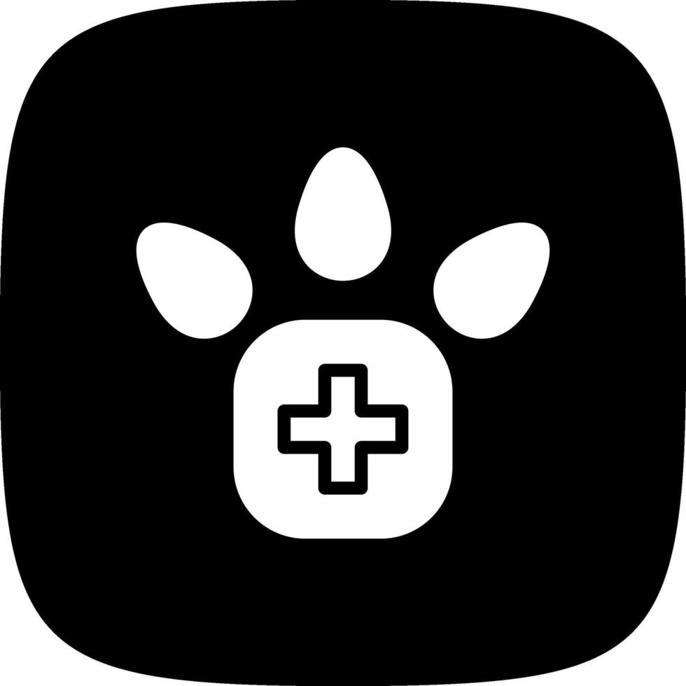 Veterinary Foot Creative Icon Design vector