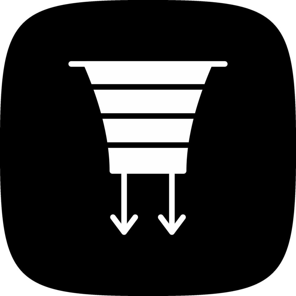 Funnel Creative Icon Design vector