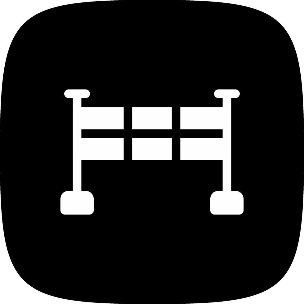 Finish Line Creative Icon Design vector