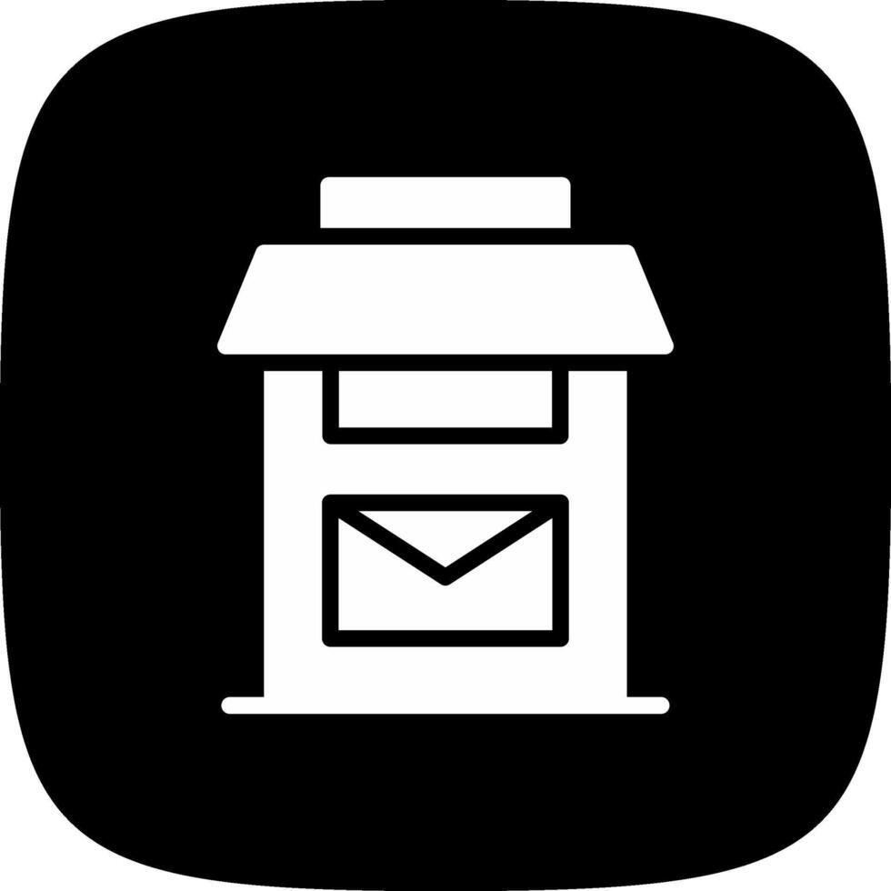 Postbox Creative Icon Design vector