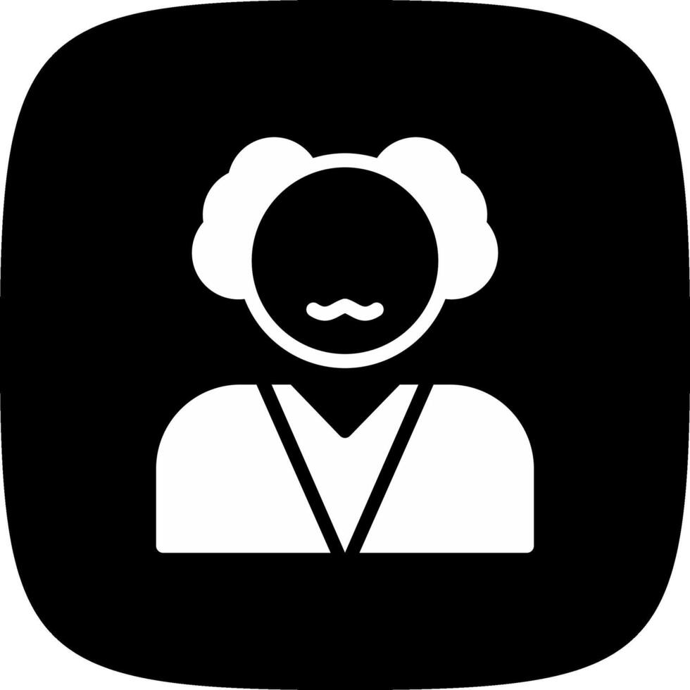 Old Man Creative Icon Design vector