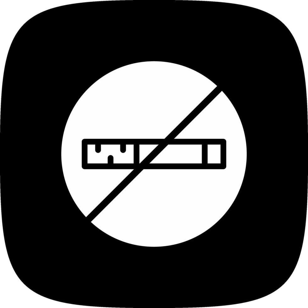 No Smoking Creative Icon Design vector