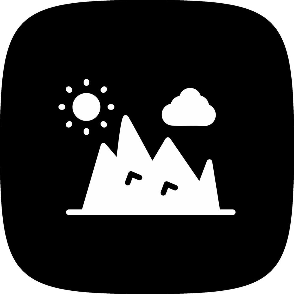 Mountain Creative Icon Design vector