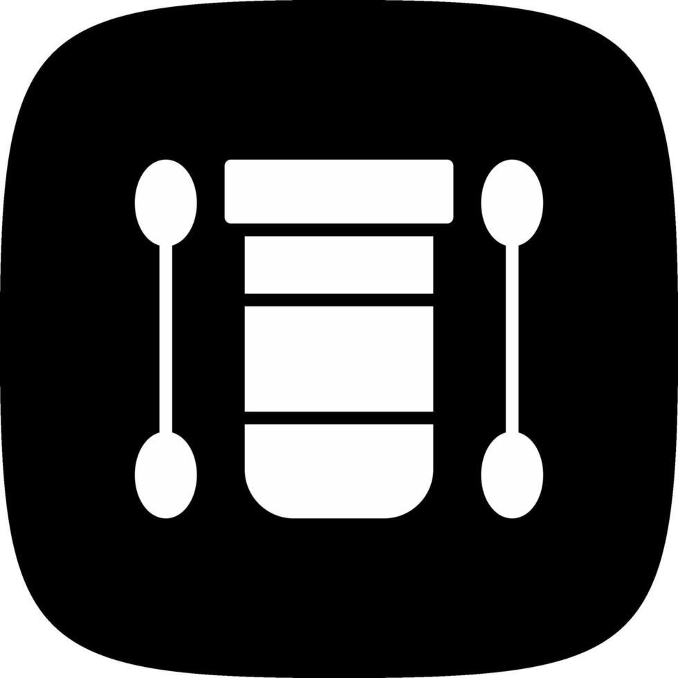 Cotton Swab Creative Icon Design vector