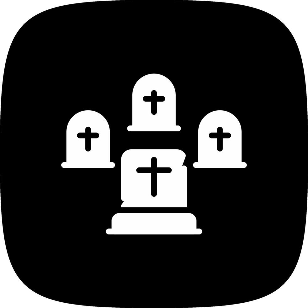 Graveyard Creative Icon Design vector