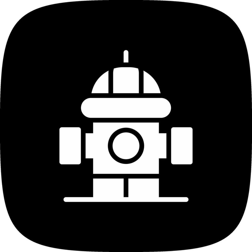 Fire Hydrant Creative Icon Design vector