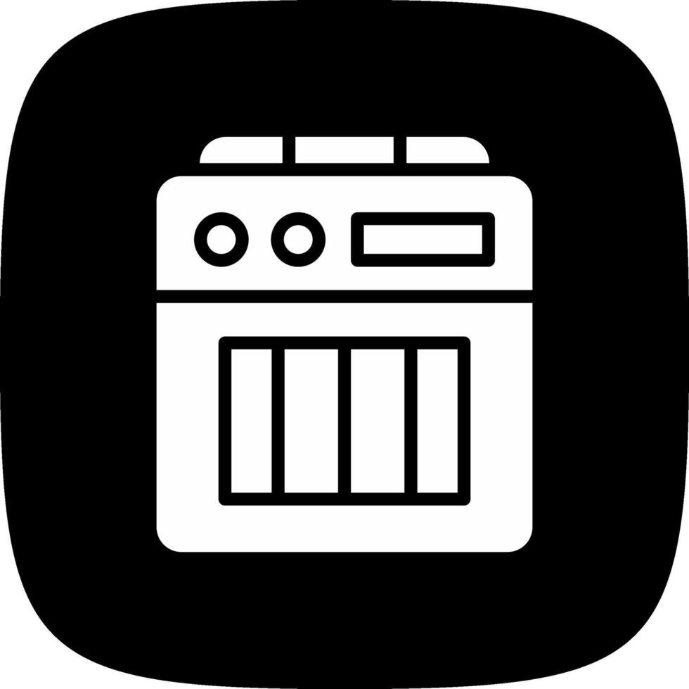 Amplifier Box Creative Icon Design vector