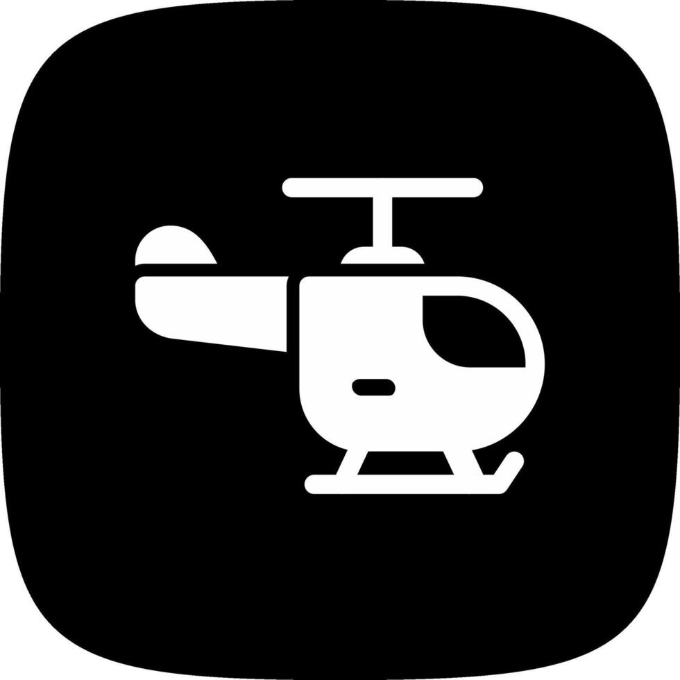 Helicopter Creative Icon Design vector