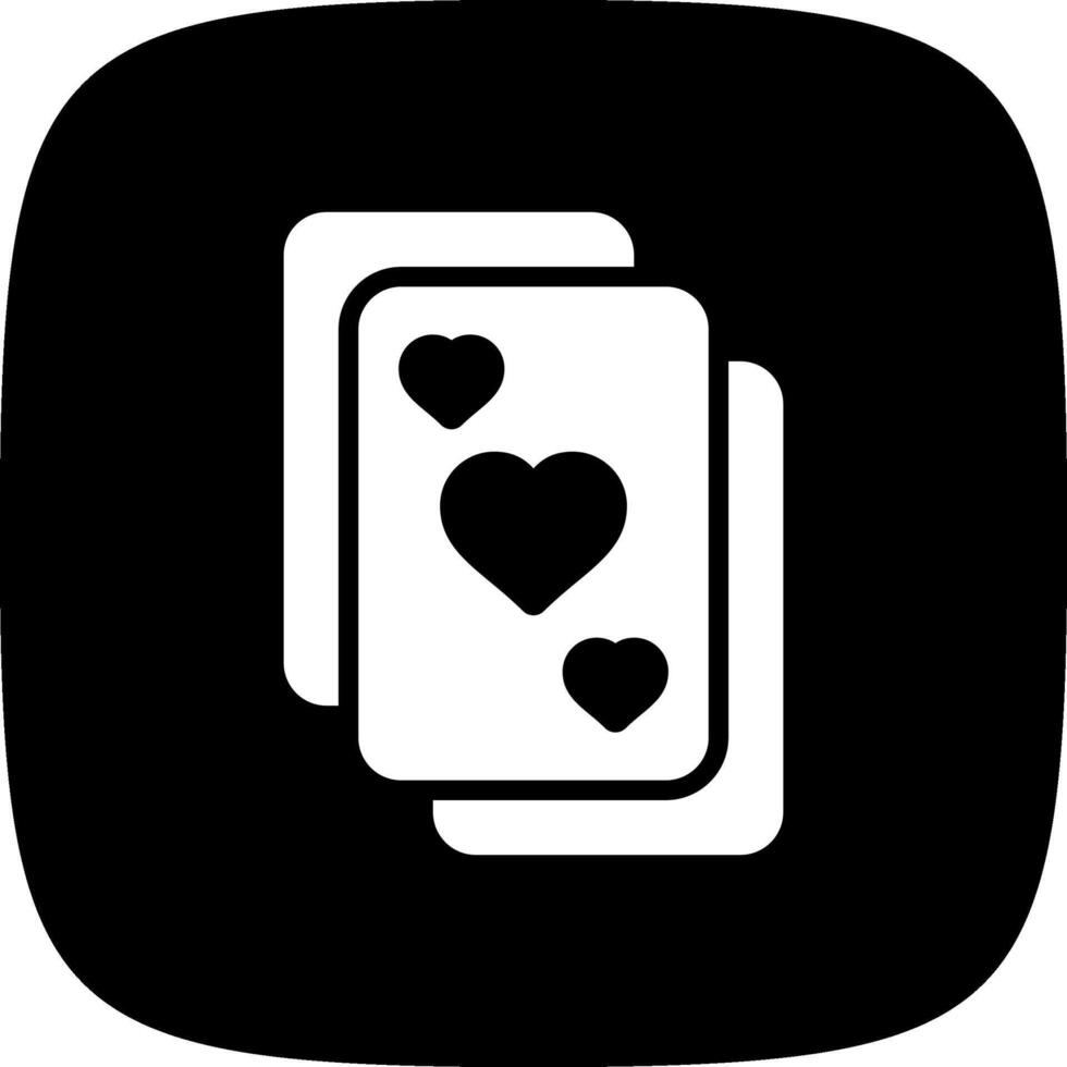 Playing Cards Creative Icon Design vector
