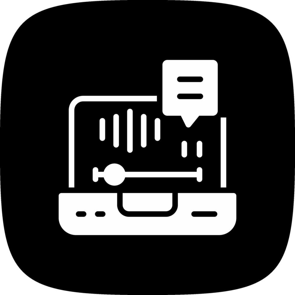 Voice Mail Creative Icon Design vector