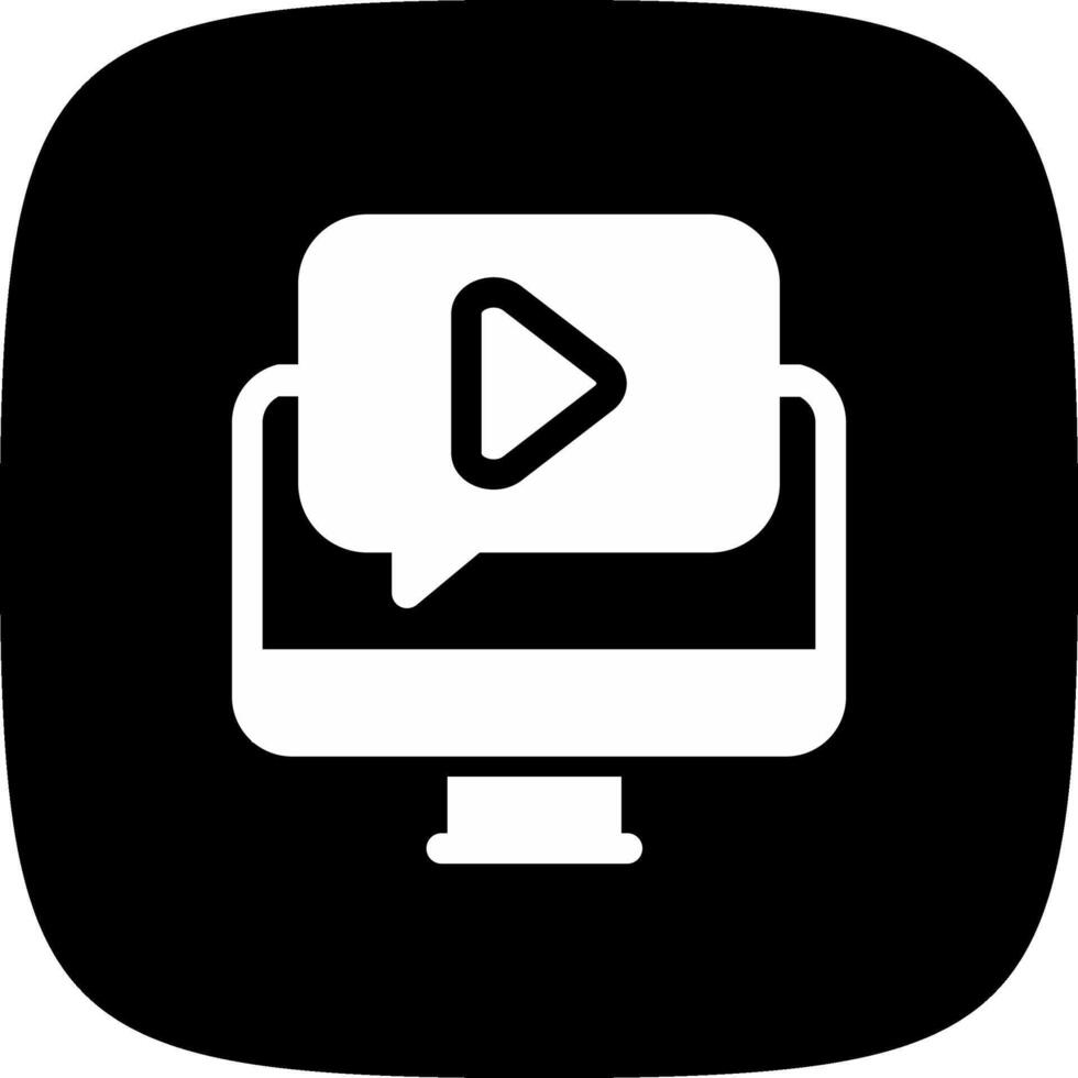 Video Tutorial Creative Icon Design vector
