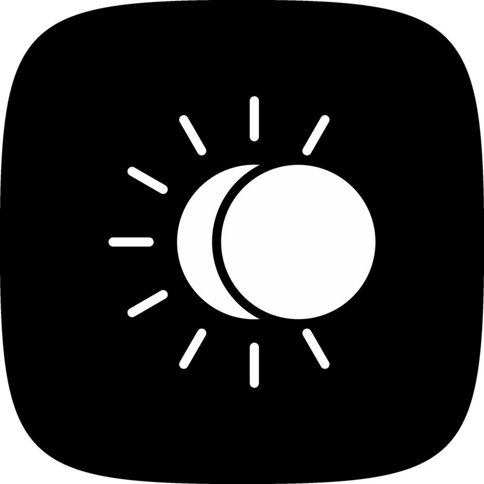 Eclipse Creative Icon Design vector