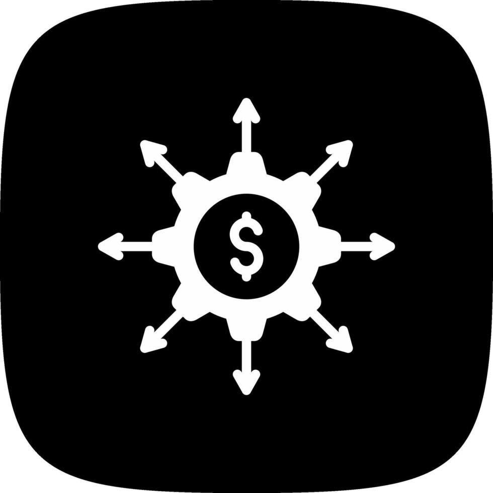 Crowdfunding Portal Creative Icon Design vector