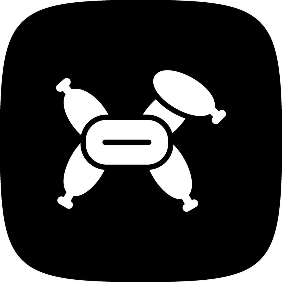 Balloon Modelling Creative Icon Design vector