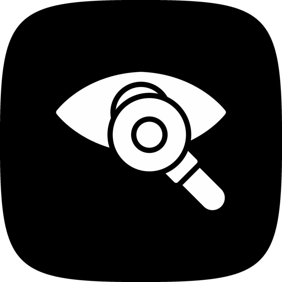 Eye Test Creative Icon Design vector