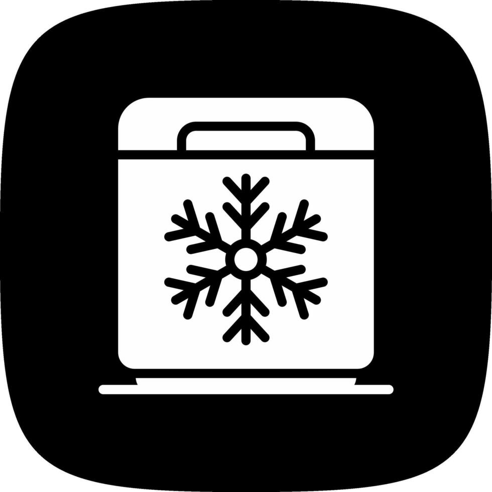 Freezer Creative Icon Design vector