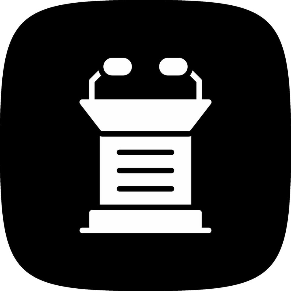 Lectern Creative Icon Design vector