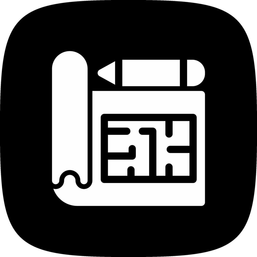 Blueprint Creative Icon Design vector