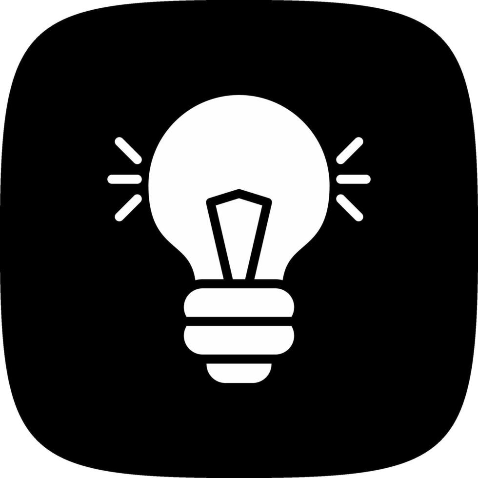 Light Bulb Creative Icon Design vector