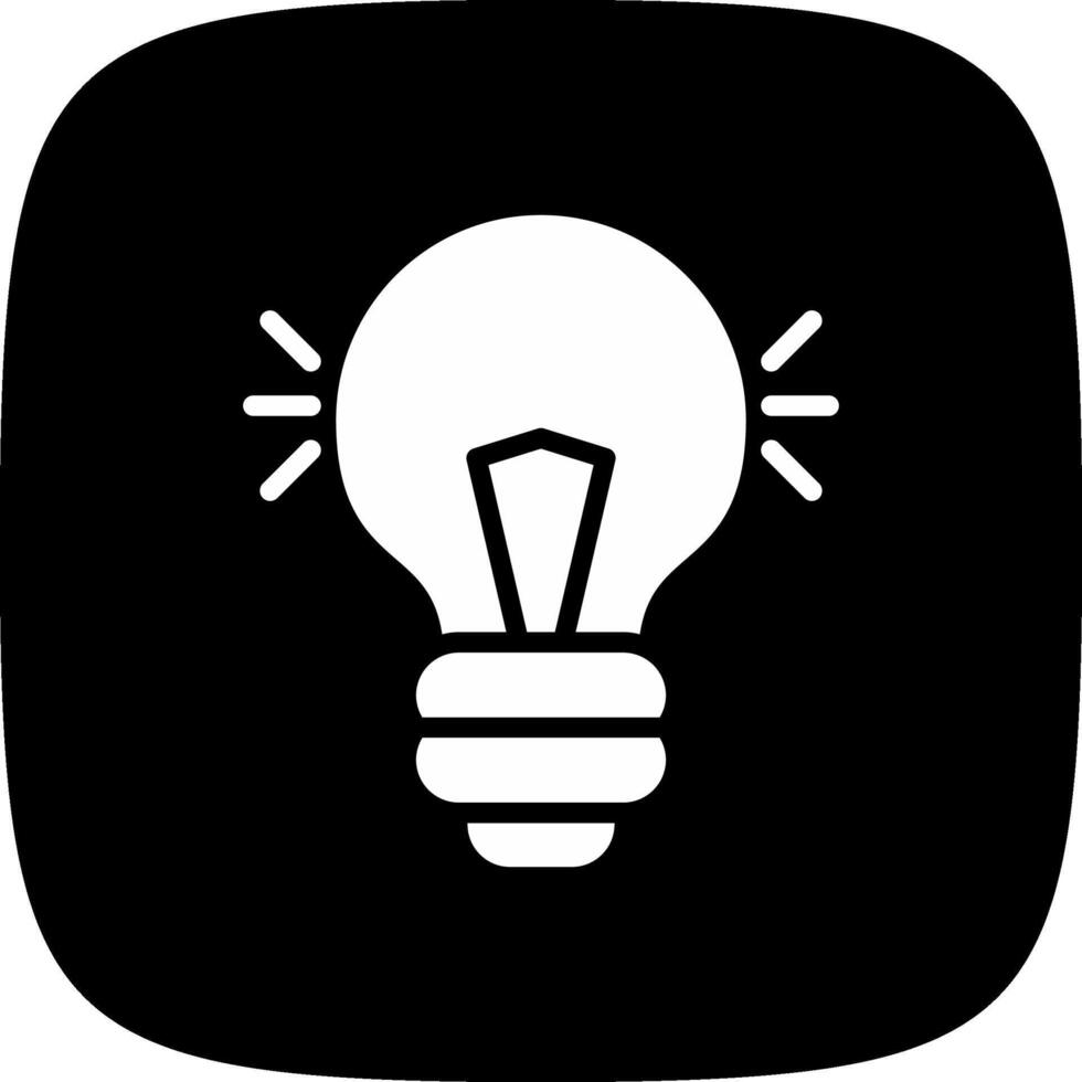 Light Bulb Creative Icon Design vector