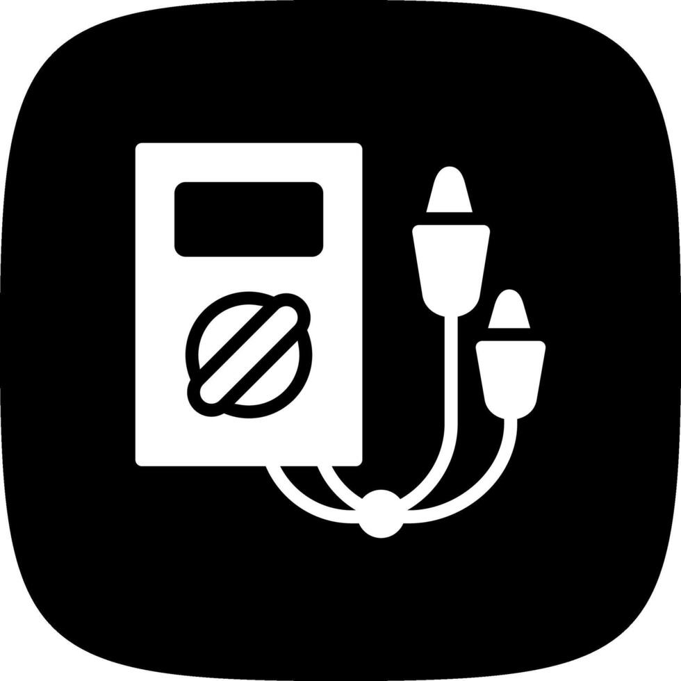 Electric Tester Creative Icon Design vector