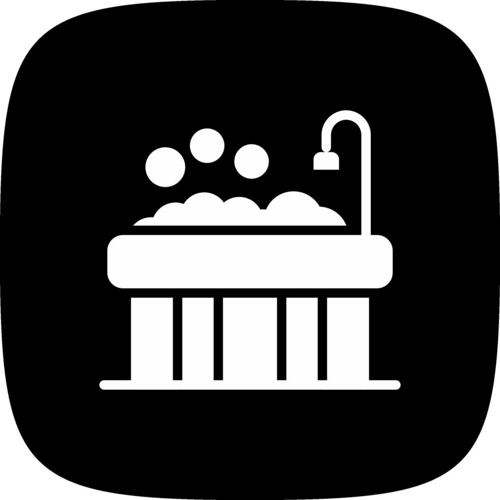 Bathtub Creative Icon Design vector