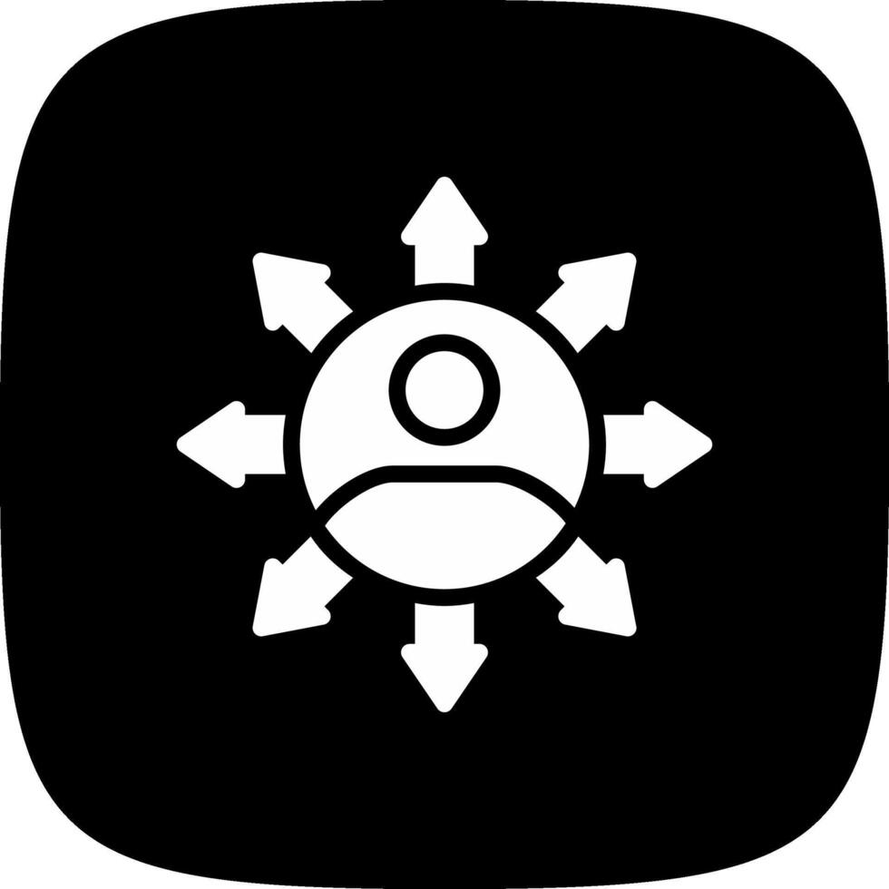 Influence Creative Icon Design vector