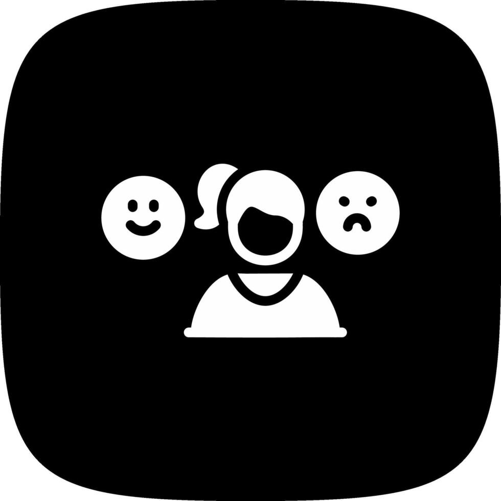 Bipolar Creative Icon Design vector