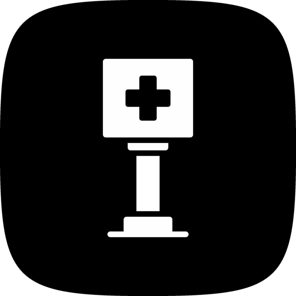 Healthcare Sign Board Creative Icon Design vector