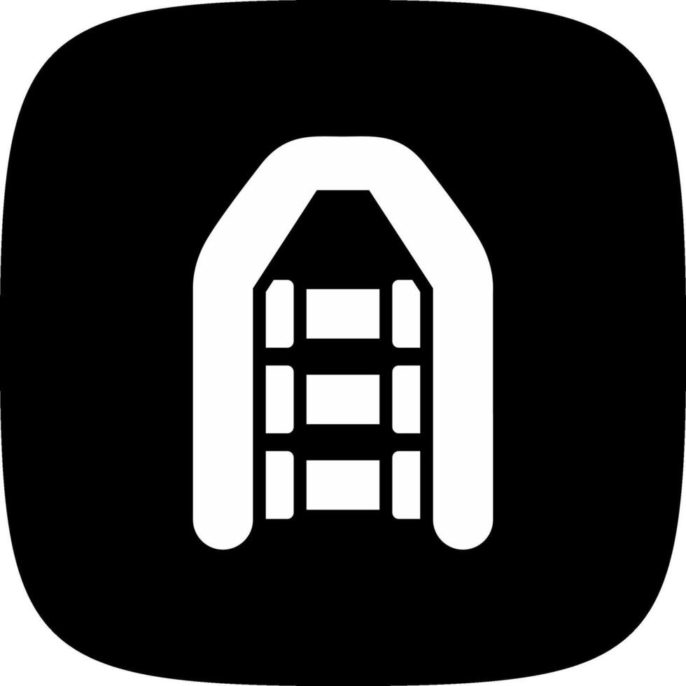 glyph corner inverted Design vector