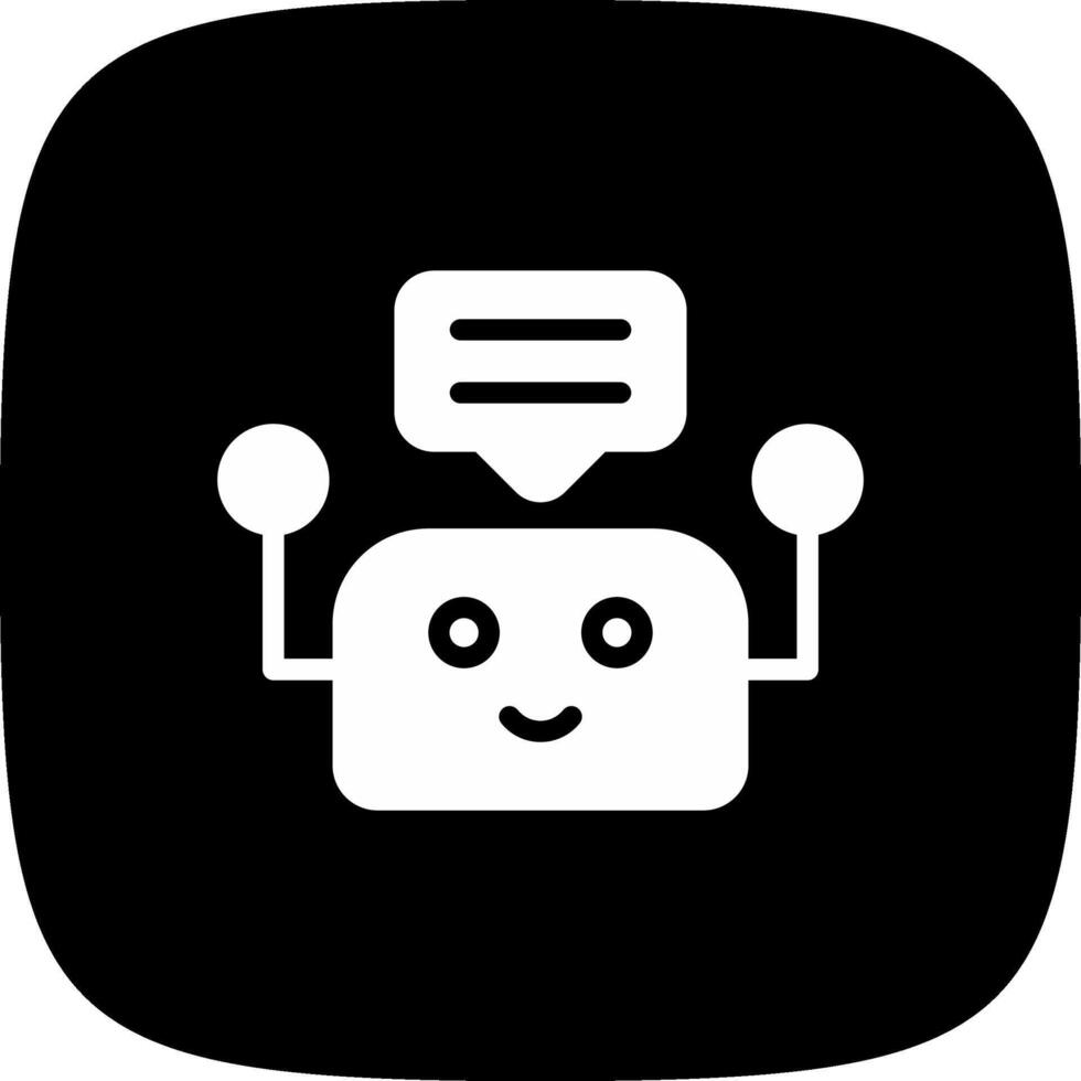 Chatbot Creative Icon Design vector
