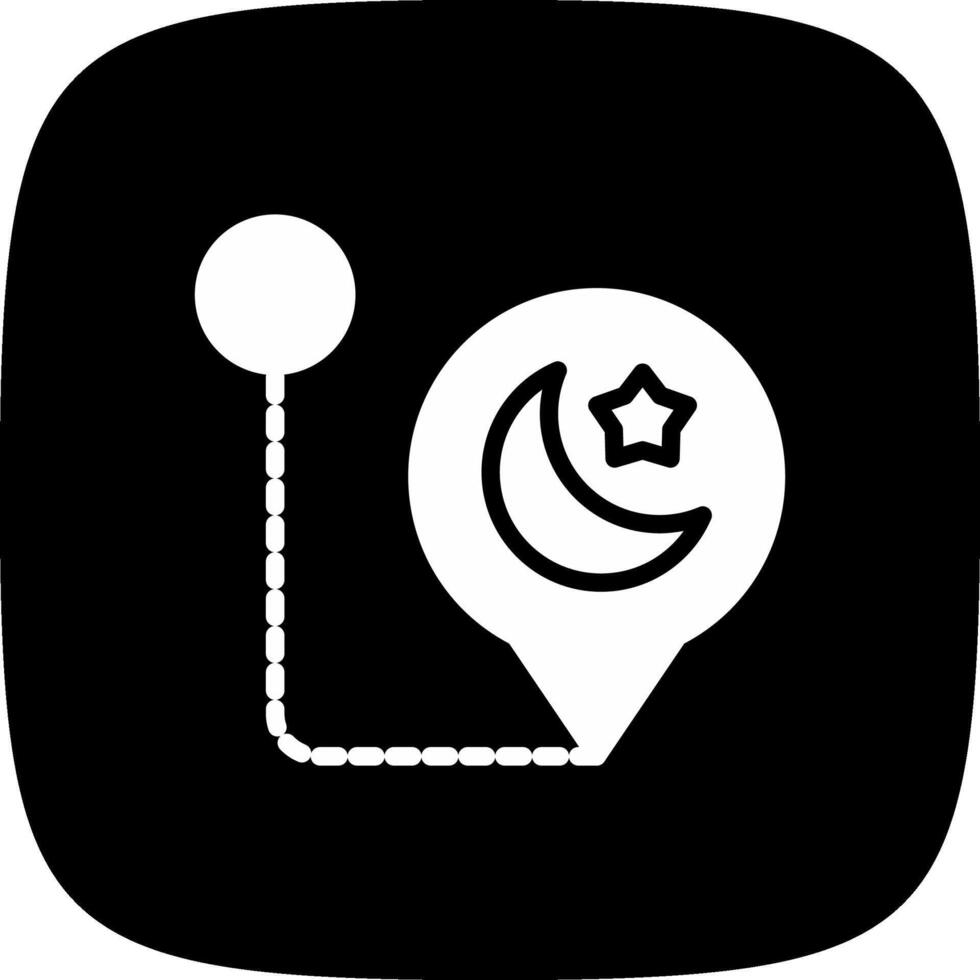 glyph corner inverted Design vector